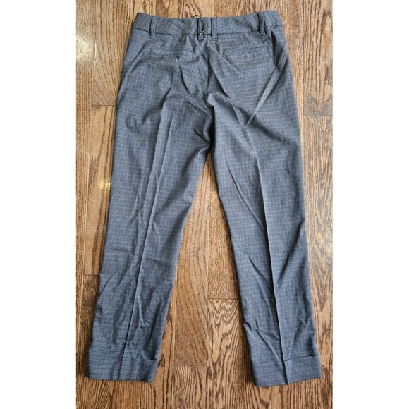Cabi Womens Mini Houndstooth Cafe Cuffed Pants Trousers Style# 245 Size 6 - Picture 2 of 11